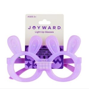 Light Purple Bunny Light Up Glasses